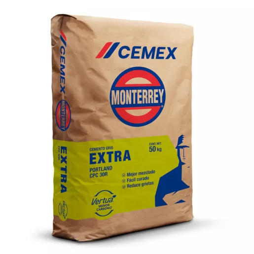 CEMENTO MONTERREY GRIS 50KGS